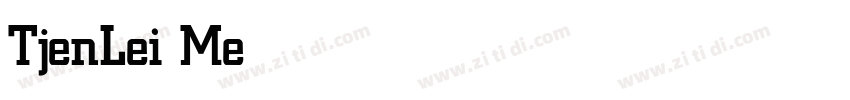 TjenLei Medium字体转换